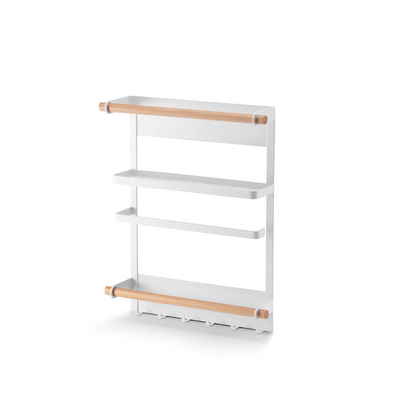 Kệ Treo Từ Tính Magnetic Side Shelf LocknLock Size M - Màu Trắng - LWR159WHT, , large image number null